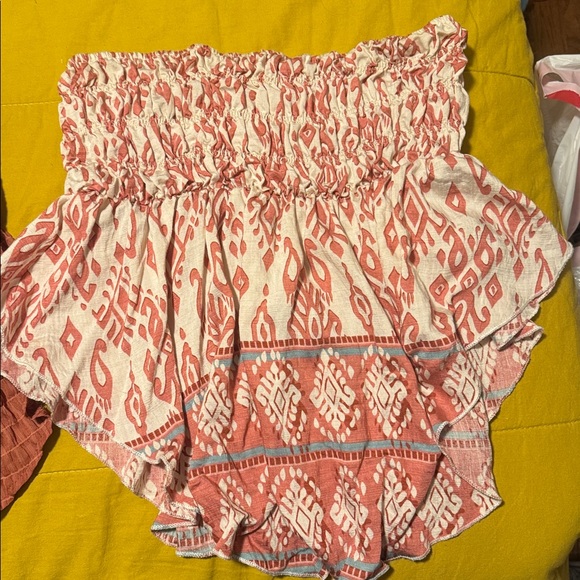 Textured Rust Top and Patterned top - Picture 3 of 3